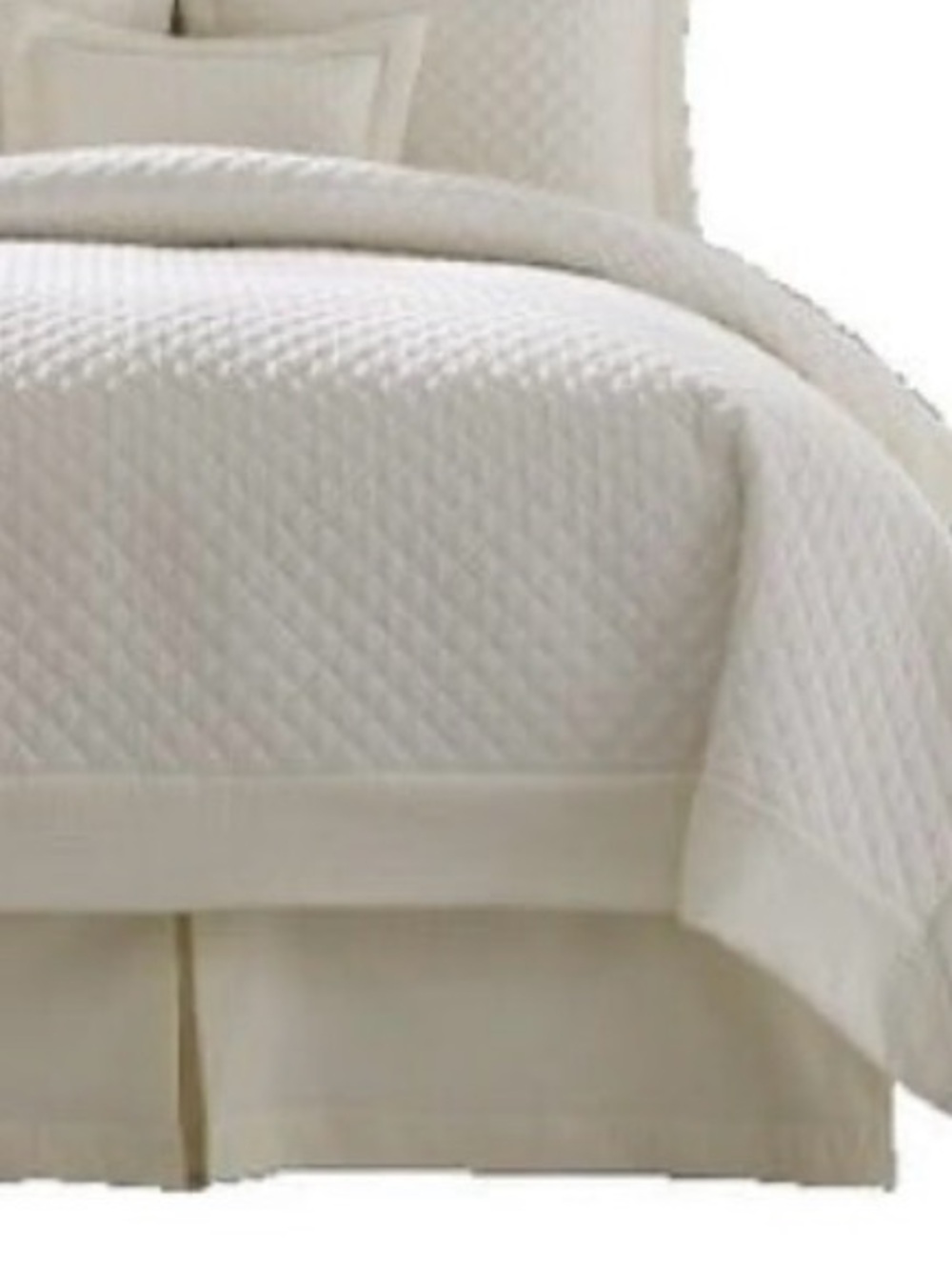 NWT SOUTHERN LIVING Simplicity Aiden Natural Linen Bed Skirt Queen Size 18” Drop